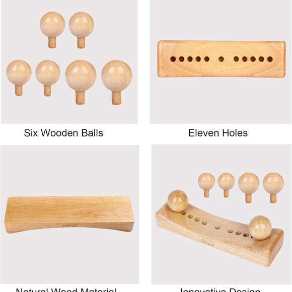 Wooden Trigger Point Massager | Hip Hook, Back & Neck Pain Relief Tool - Picture 6 of 6